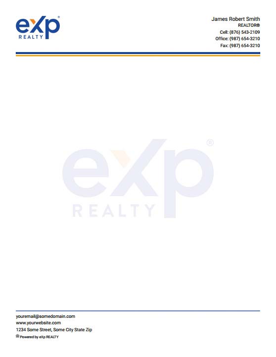 eXp Realty Letterheads EXPR-LH-002