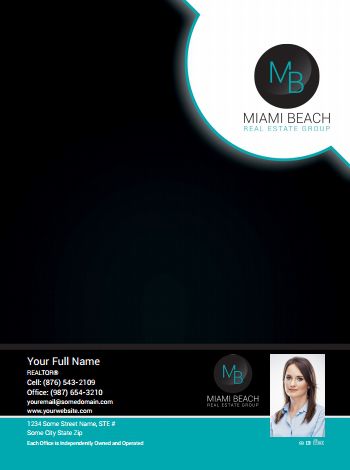 Miami Beach Real Estate Presentation Folder MB-PF-009