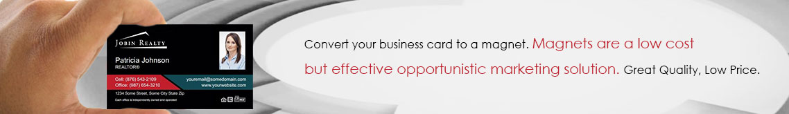 Jobin Realty Business Card Magnets - Banner