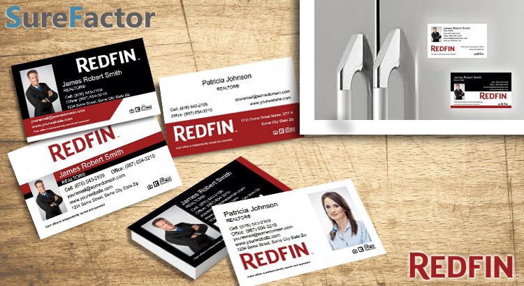 Redfin Business Card Magnets