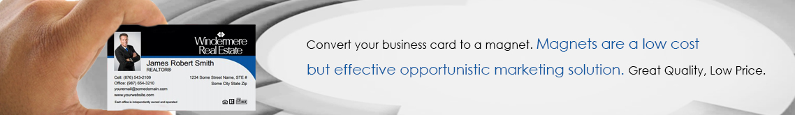 Windermere Real Estate Business Card Magnets - Banner