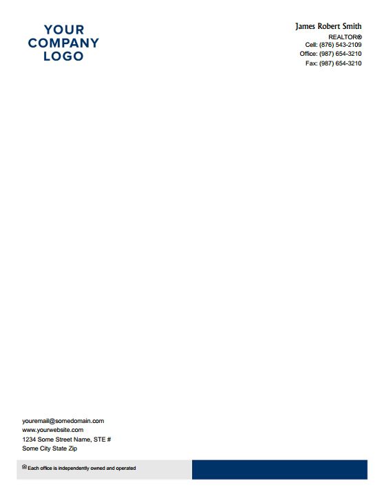 Coldwell Banker Letterheads & Stationery | Templates, Designs and ...