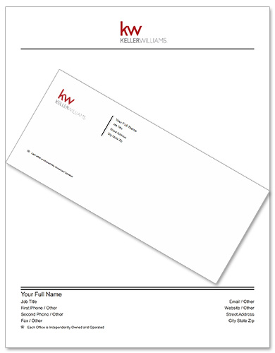 Keller Williams Letterheads & Stationery | Templates, Designs and ...