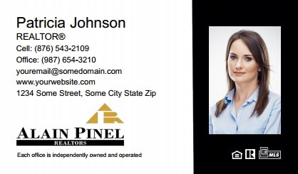 Alain-Pinel-Realtors-Business-Card-Compact-With-Medium-Photo-TH18C-P2-L1-D3-Black