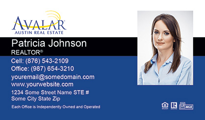 Avalar-Business-Card-Core-With-Medium-Photo-TH52-P2-L1-D3-Blue-Black-White