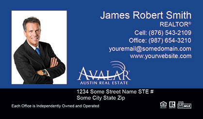 Avalar-Business-Card-Core-With-Medium-Photo-TH54-P1-L3-D3-Blue-Black