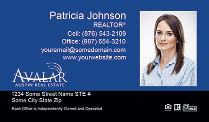 Avalar-Business-Card-Core-With-Medium-Photo-TH54-P2-L3-D3-Blue-Black