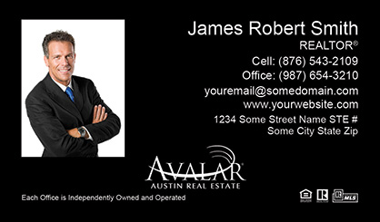 Avalar-Business-Card-Core-With-Medium-Photo-TH55-P1-L3-D3-Black