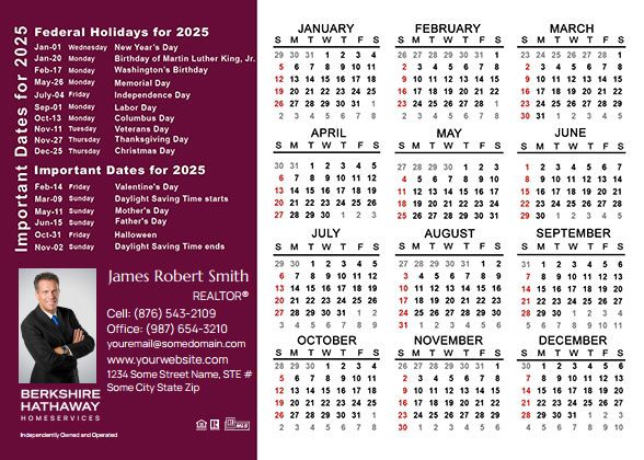 Berkshire Hathaway Calendar Magnet 4.25X6 BH-CALMAG4256-001