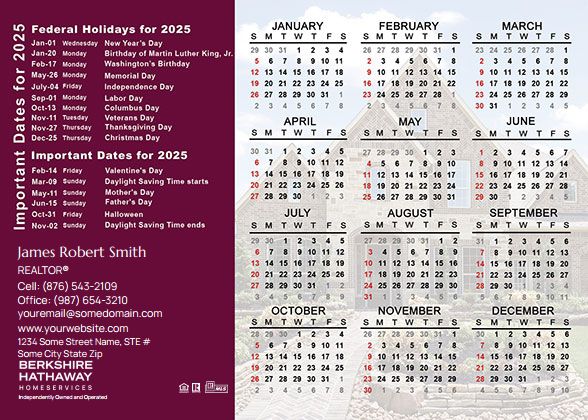 Berkshire Hathaway Calendar Magnet 4.25X6 BH-CALMAG4256-006