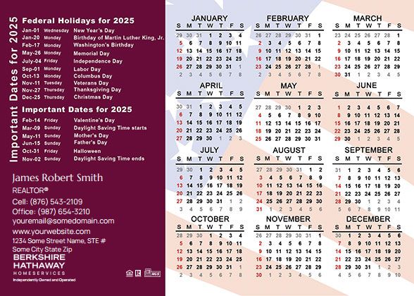 Berkshire Hathaway Calendar Magnet 4.25X6 BH-CALMAG4256-008