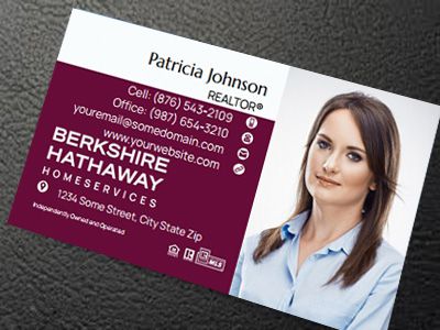 Berkshire Hathaway Silk Laminated Business Cards BH-BCSILK-011