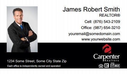 Carpenter-Realtors-Business-Card-Compact-With-Medium-Photo-T3-TH09BW-P1-L3-D3-Black-White