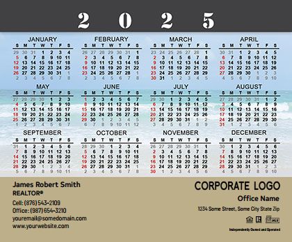 Century 21 Calendar Magnet 3.5X4 C21-CALMAG3540-007