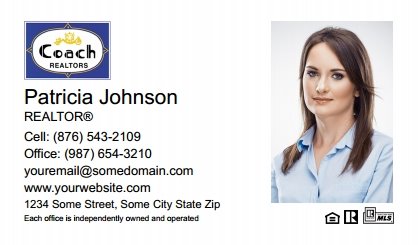 Coach Real Estate Business Cards CREA-BC-002