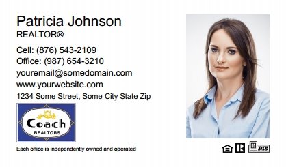 Coach Real Estate Business Cards CREA-BC-004