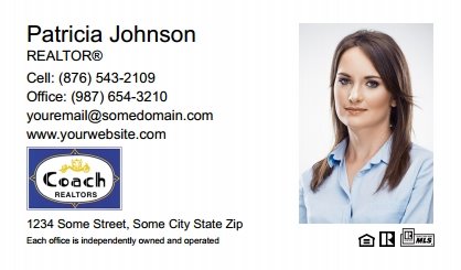 Coach Real Estate Business Cards CREA-BC-008