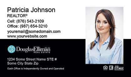 Douglas-Elliman-Business-Card-Core-With-Full-Photo-TH53-P2-L3-D3-Black-White