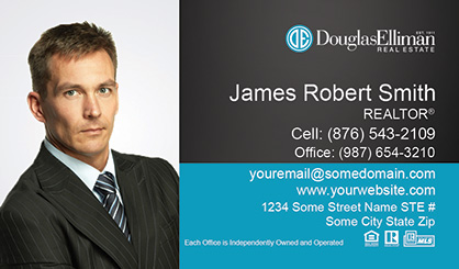 Douglas-Elliman-Business-Card-Core-With-Full-Photo-TH78-P1-L3-D3-Black-Blue