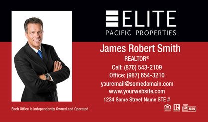 Elite-Pacific-Properties-Business-Card-Core-With-Full-Photo-TH65-P1-L3-D3-Red-Black