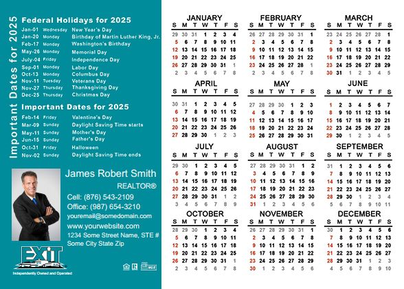 Exit Realty Calendar Magnet 4.25X6 EXIT-CALMAG4256-001