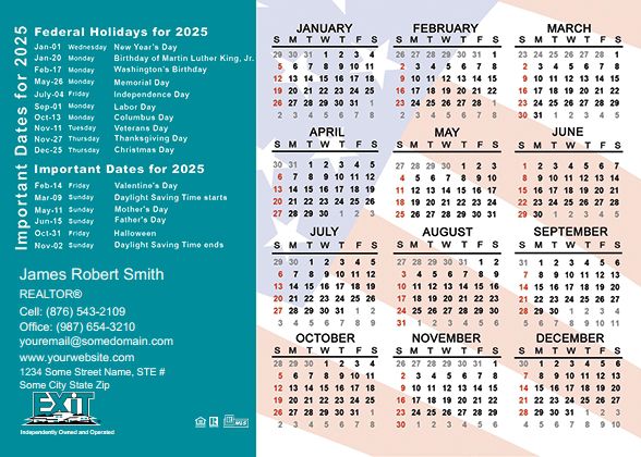 Exit Realty Calendar Magnet 4.25X6 EXIT-CALMAG4256-008