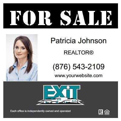 Exit Realty Yard Signs EXIT-PAN2424AL-007