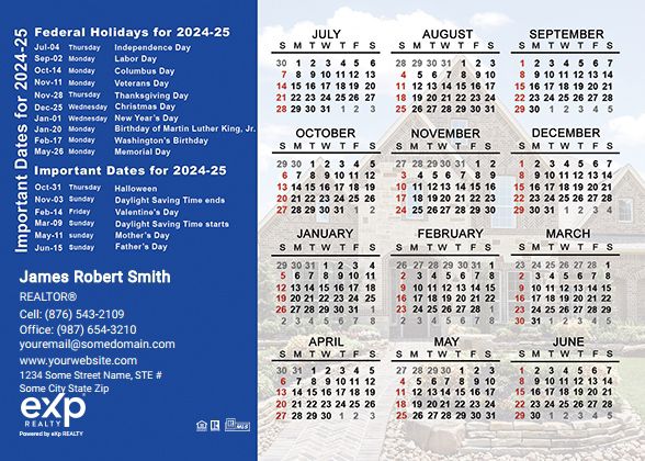 Exp Realty Calendar Magnet 4.25X6 EXPR-CALMAG4256-022