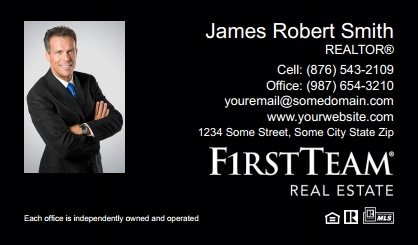 First Team Real Estate Business Cards – Template FTRE-BC-010 ...