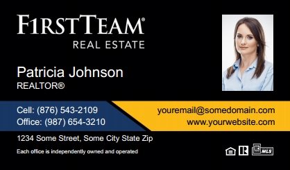 First-Team-Real-Estate-Business-Card-Compact-With-Small-Photo-TH02C-P2-L3-D3-Black-Blue-Others