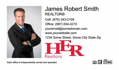 Her Realtors Business Card Labels HR-BCL-003