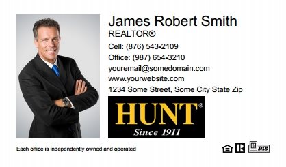 Hunt Real Estate Business Card Magnets HREE-BCM-003