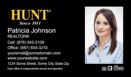 Hunt Real Estate Business Card Magnets HREE-BCM-004