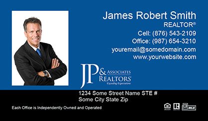 JP-and-Associates-Realtors-Business-Card-Core-With-Medium-Photo-TH54-P1-L3-D3-Blue-Black