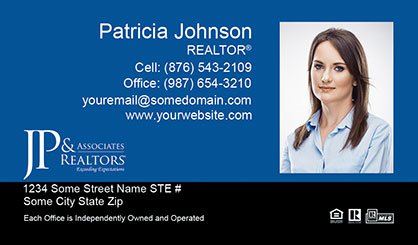 JP-and-Associates-Realtors-Business-Card-Core-With-Medium-Photo-TH54-P2-L3-D3-Blue-Black