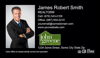 John-Greene-Realtor-Business-Card-Compact-With-Full-Photo-TH06B-P1-L3-D3-Black