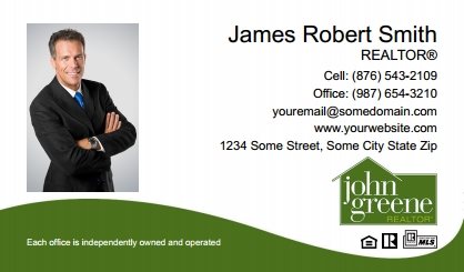 John-Greene-Realtor-Business-Card-Compact-With-Medium-Photo-TH08C-P1-L1-D1-Green-White