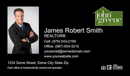 John-Greene-Realtor-Business-Card-Compact-With-Medium-Photo-TH10B-P1-L3-D3-Black