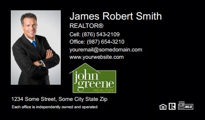 John-Greene-Realtor-Business-Card-Compact-With-Medium-Photo-TH12B-P1-L3-D3-Black