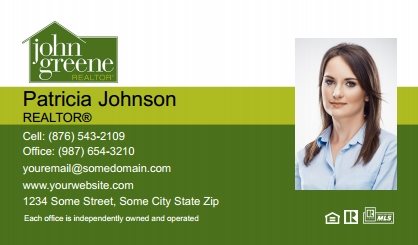 John-Greene-Realtor-Business-Card-Compact-With-Medium-Photo-TH14C-P2-L1-D3-Green-White