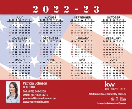 Keller Williams Calendar Magnet 3.5X4 KW-CALMAG3540-012