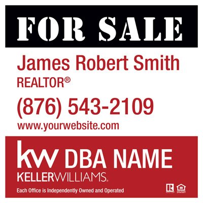 Keller Williams Real Estate Signs | Templates & online Designs ...