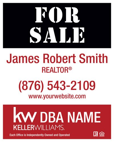 Keller Williams Real Estate Signs | Templates & online Designs ...