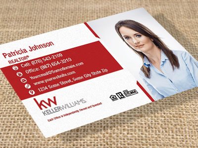 Keller Williams 20 PT Soft Touch Suede / Velvet Luxury Business Cards