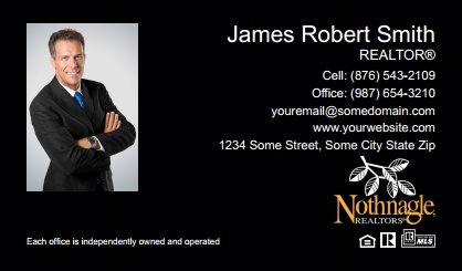 Nothnagle-Realtors-Business-Card-Compact-With-Medium-Photo-TH08B-P1-L3-D3-Black