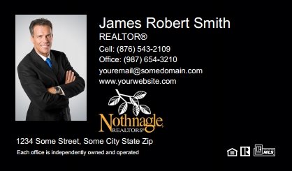 Nothnagle-Realtors-Business-Card-Compact-With-Medium-Photo-TH12B-P1-L3-D3-Black