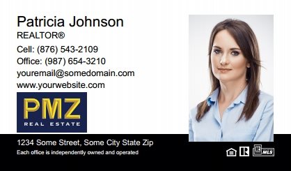 Pmz Real Estate Business Cards PMZ-BC-007