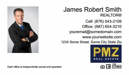 Pmz Real Estate Business Cards PMZ-BC-009