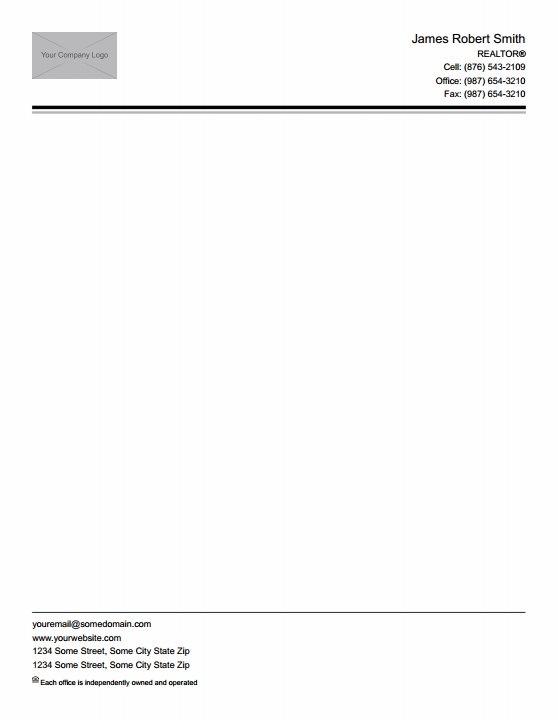 Real Estate Letterheads IRE-LH-002