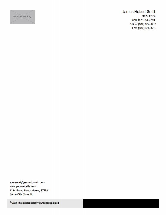 Real Estate Letterheads IRE-LH-007